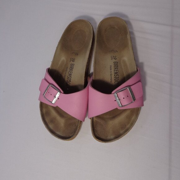 Birkenstock Madrid Big Buckle Pink Slide Sandals Women's Size US 8 EU 39 - Picture 2 of 5